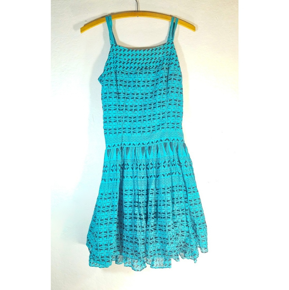 Women's  Turquoise/Black Chelsea & Violet Dress XS